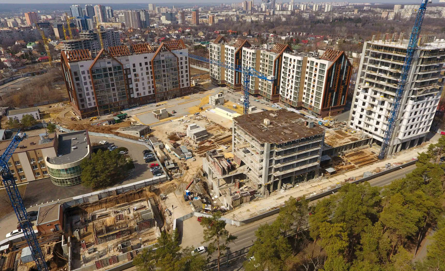 Ход строительства ЖК "Люксембург" ІІІ очередь, Март 2021