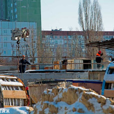 Ход строительства ЖК «Журавли». Январь 2018. Фото