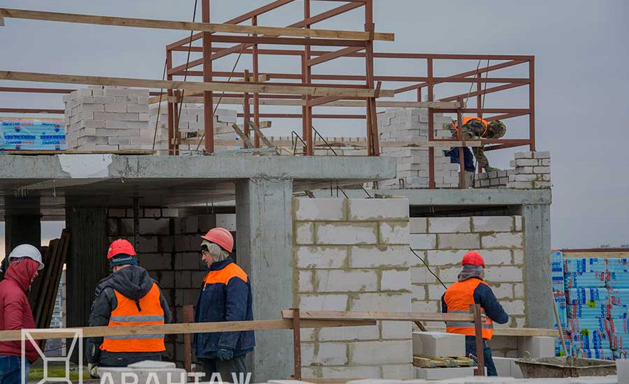 Ход строительства ЖК «Журавли». Ноябрь 2017. Фото