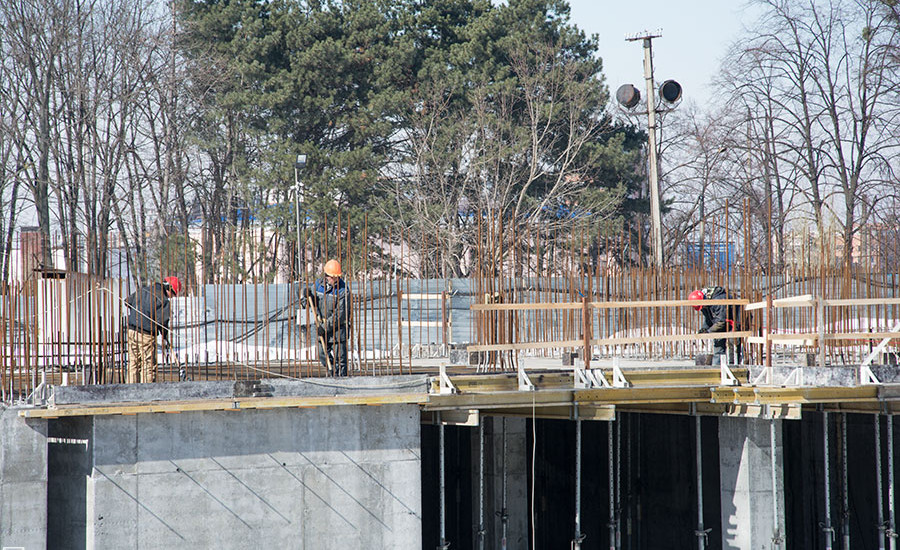 Ход строительства ЖК «Люксембург» (2 очередь). Март 2018. Фото.
