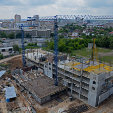 Ход строительства ЖК «Люксембург» (2 очередь). Июнь 2018. Фото.