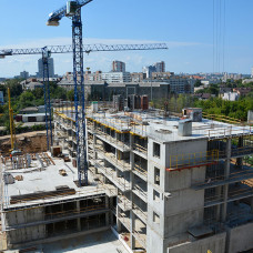 Ход строительства ЖК «Люксембург» (2 очередь). Август 2018. Фото.