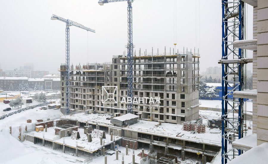Строительство ЖК «Люксембург» (2 очередь). Январь 2019