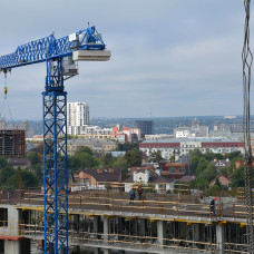 Ход строительства ЖК «Люксембург» (2 очередь). Октябрь 2018. Фото.