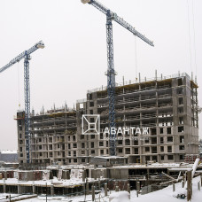 Строительство ЖК «Люксембург» (2 очередь). Январь 2019