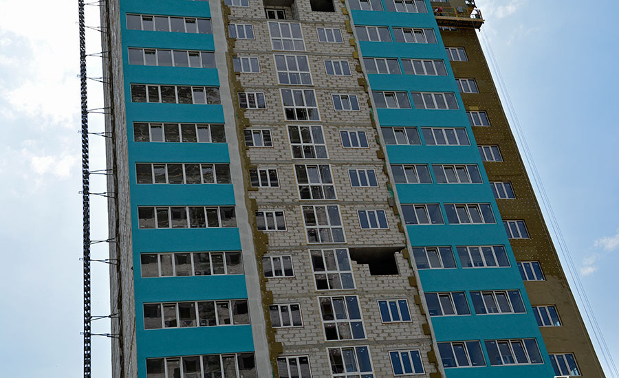 Ход строительства ЖК «Журавли». Июнь 2018. Фото
